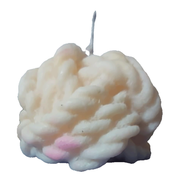 Three-dimensional woolen yarn rope knot candle - Image 3